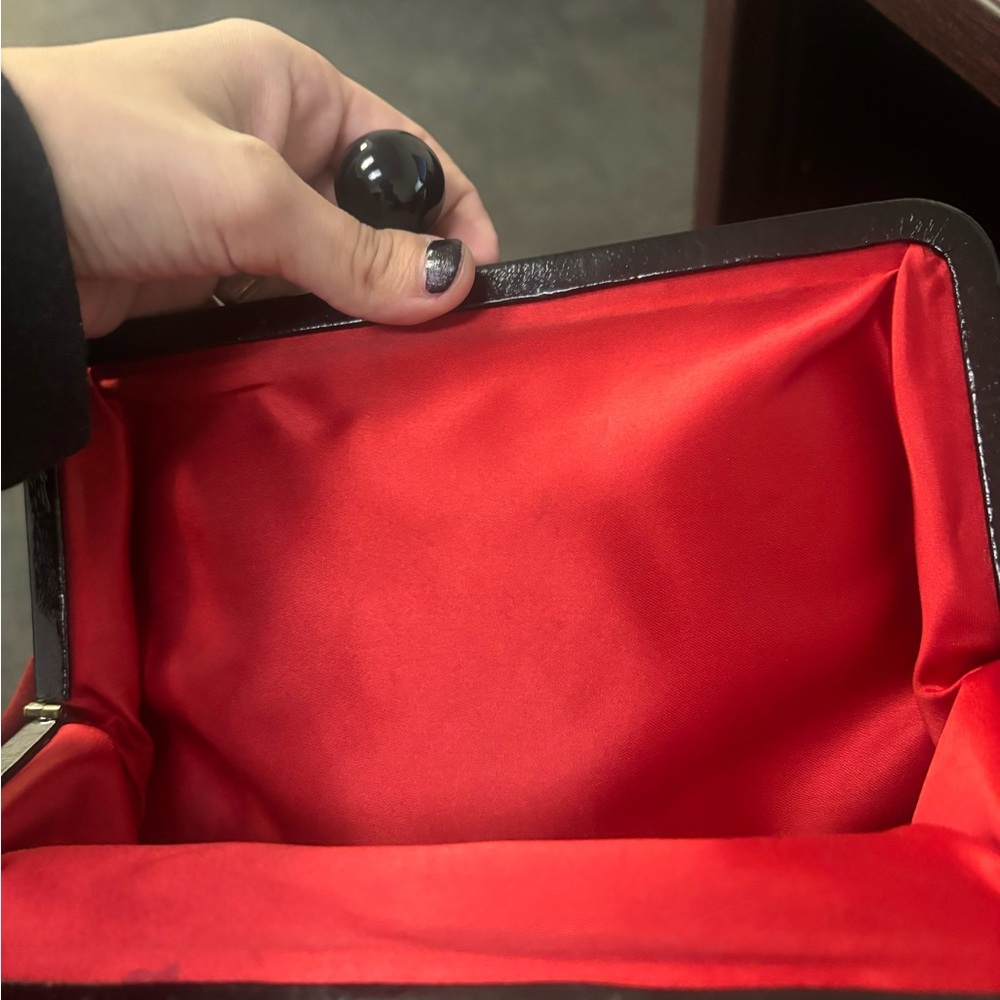 Moschino Red and Black Polka Dot Shoulder Bag - Picture 3 of 3